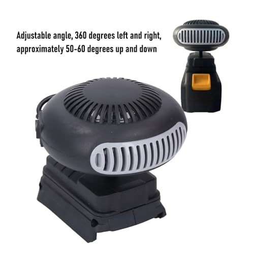 Radiateur portable batterie Jeffergarden sans fil rechargeable double température avec USB
