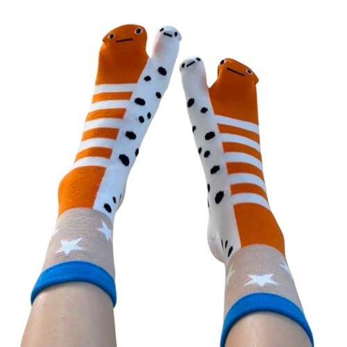 Jongyumo Chaussettes pour femmes, chaussettes sandales douces pour femmes, vêtements séparateurs antidérapants pour la randonnée, l'extérieur et la maison