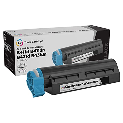 LD Products Toner Cartridge Compatible with Replacement for Okidata 44574701 (Single Black) Compatible with The Following Okidata Printer Model MB Series MB461 MFP