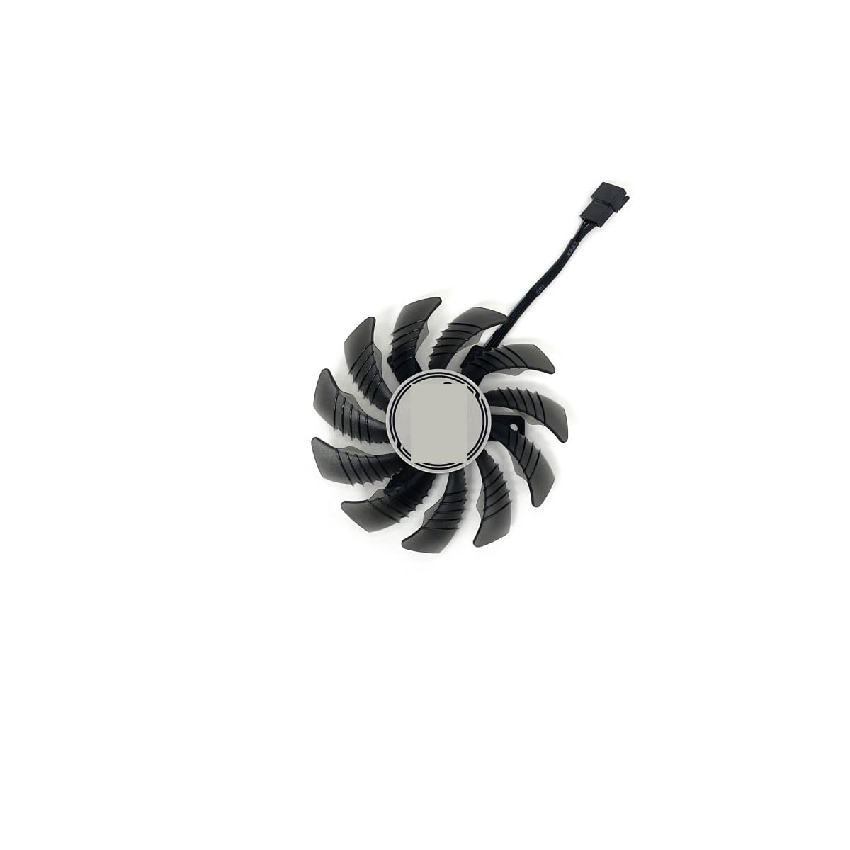 T128010SU PLD08010S12HH RX 6500 XT 6600 Lüfter Für Gigabyte RTX 3060 Ti 3070 für Gaming OC Video Karte Fan(Black 3-Fan T12)