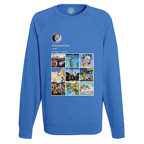 Sweat Shirt Homme Salvador Dali style réseaux sociaux en peinture surréalisme