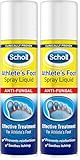 Scholl Athlete's Foot Spray, 150ml - Antifungal Treatment, Clinically Proven with Tolnaftate, Fast-Acting Spray for Athlete's Foot Relief, Eliminates Fungus, Soothes Itching & Burning (Pack of 2)