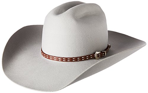 Bailey Western Men's Easton Western Cowboy Hat, Silver/Grey, 7 3/8 #TOP6