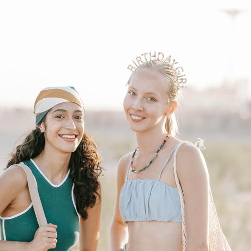 Image of Birthday Girl Crown & Sash & Sunglass for Women Girl, Headband for Princess Happy Birthday Party Decorations Favors