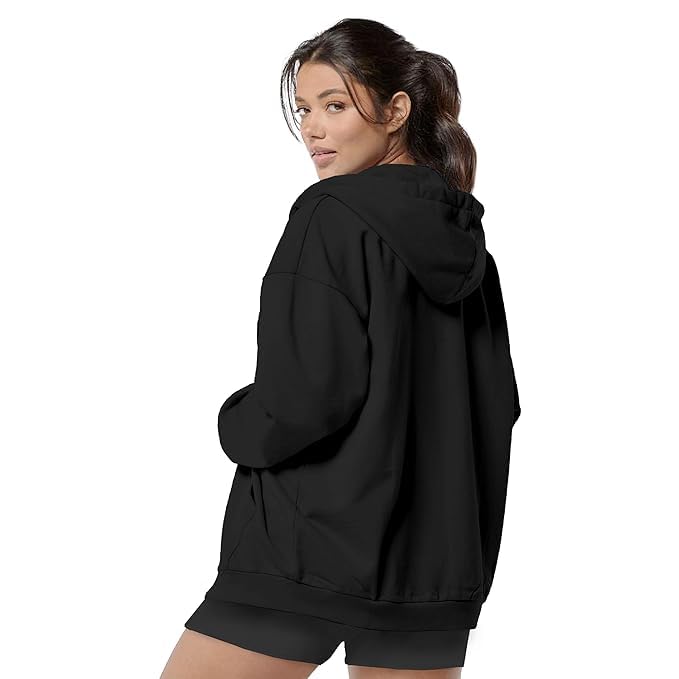 Image of FUNKY MONKEY - Women's Cute Hoodies Teen Girl Winter Jacket Sweatshirts Casual Drawstring Clothes Zip Up Hoodie with Pocket