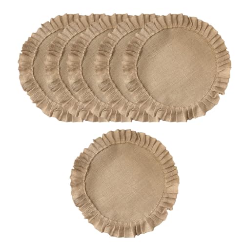 Set de table en lin tissé de qualité supérieure 38 cm style bohème