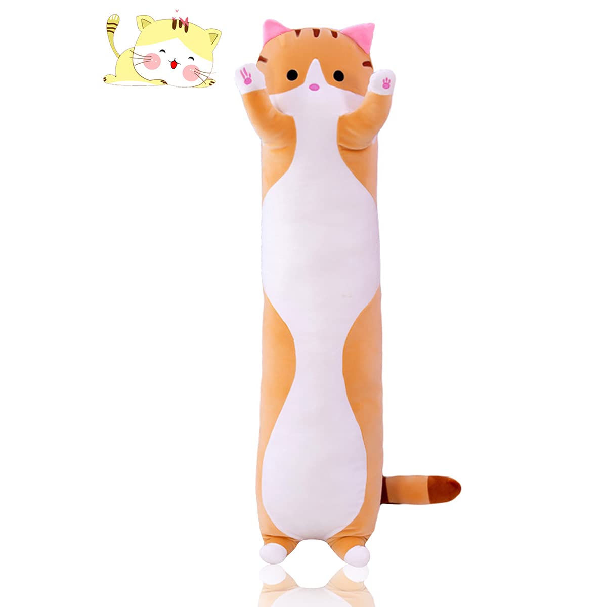 cute cat body pillow
