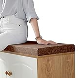 RTSFKFS 5cm Dick Bankauflage 120x40 100x40 150x50 160x40 150x40 120x50 180x40 100x50 110x45 200x40 200x30 200x50 220x40 200x60 220x25 200x45 200x35 for Outdoor Indoor Bankpolster(Kaffee,60x70x5cm)