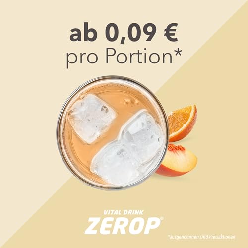 Best Body Nutrition Vital Drink ZEROP ® – Multifrucht Sirup zuckerfrei – 500 ml – 1:80 ergibt 40 Liter Fertiggetränk – Getränkekonzentrat mit Fruchtsaft – Geschmack für Wasser mit Vitaminen