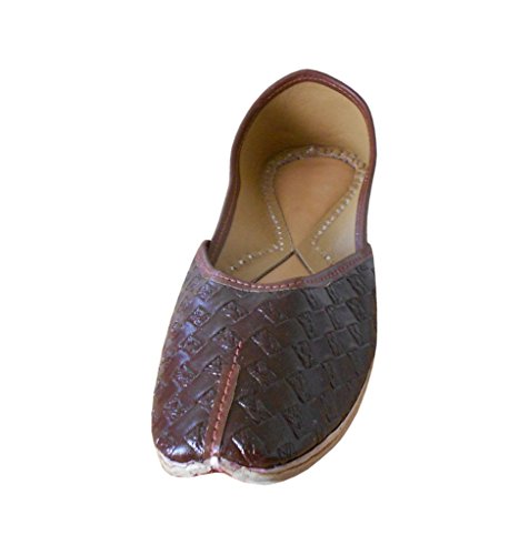 Chaussures indiennes traditionnelles synthétiques pour femme légères et plates