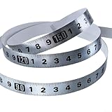 Cinta métrica de acero inoxidable de 15 m de longitud con respaldo fuerte para múltiples superficies (3 reversas)