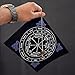 TREE MAISON CORONATING HOMES Mat with Rudraksh | Altar Tarot Reading Pad for Divination & Energy Work | Board Mat | (with RUDRAKSH)