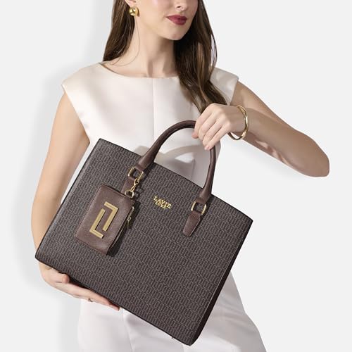 Image of Lavie Luxe Women's Mono Elly25 Handbag for Women | Handbag for Work | Ladies purse | Stylish Shoulder Bag | Gift for Women