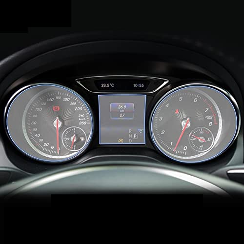 Funiur Painel de instrumentos de tela do carro endureceu filme de vidro GPS Velocímetro De proteção