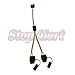 Trailer Splitter with CAPS COVER for LED Tailgate light Bar 4 Pin Adapter FLAT Y-Splitter Harness High Capacity