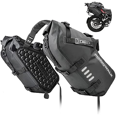 Rhinowalk 28L Waterproof Motorcycle Saddle Bags Cover
