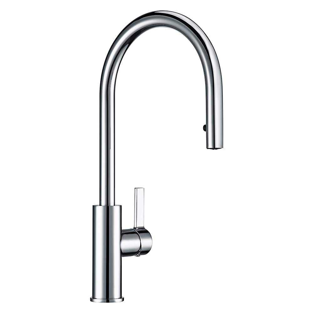 Mitigeur eau chaude et froide extractible pour faciliter la préparation des repas