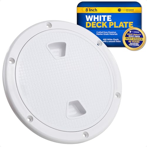Trappe D'inspection Ronde En Acier Inoxydable 316 Pour Bateau - Antidérapante, étanche, Facile à Installer