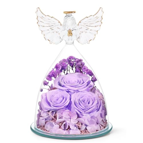 Preserved Flower Rose With Angel