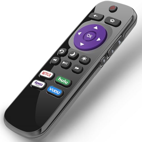 Image of Gvirtue Replacement Remote Control Compatible for All Onn Roku Smart TV, Universal for Onn Roku TV Remote, for 24 inch 32 inch 40 inch 43 inch 50 inch 55 inch 58 inch 65 inch 70 inch Roku TV with Netflix Hulu Vudu Button