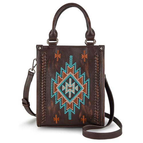 Image of Montana West Western Women's Crossbody Handbag Ladies Crossbody Bags for Women Designer Top Handle Handbags