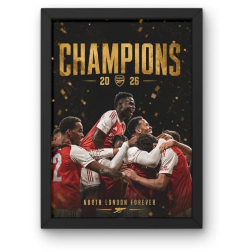 Photo encadrée Arsenal League Champions A4 finition premium 25/26