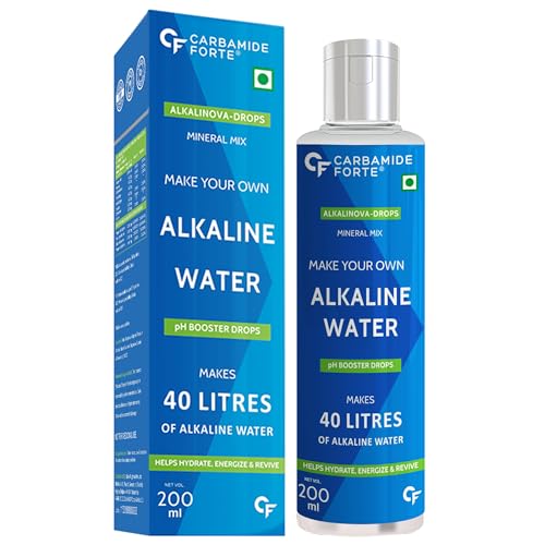Carbamide Forte Make Your Own Alkaline Water Drops | pH Booster Drops | 40 litres of Alkaline Water per Bottle