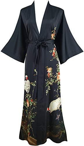 Ledamon Women's Kimono Robe Long 
