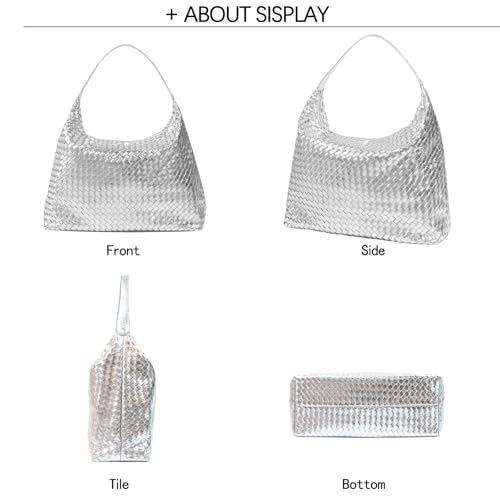 Bolso Tote tejido para mujer con bolso pequeño y asa trenzada miniatura 4