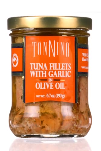 Tonnino Tuna Tuna Filet With Garlic Oil, 6.7 oz