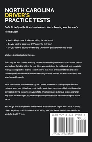 North Carolina Driver's Practice Tests: 9