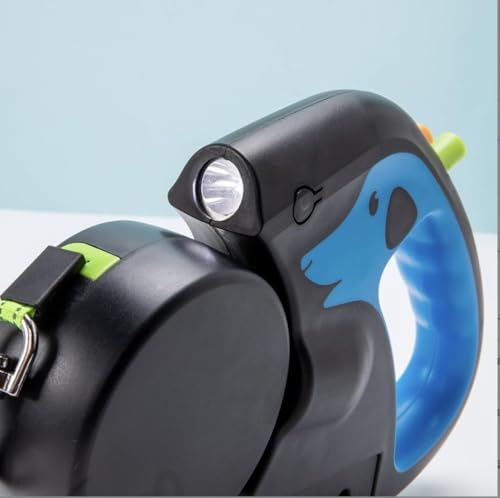 Laisse rétractable pour 2 chiens design premium pivotant 360° - 2