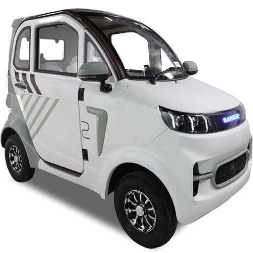 Dvsripa Enclosed Mobility Scooter for Seniors,Outdoor 4 Wheel 3 Passenger Adults...