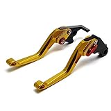 Brake Clutch Levers Fits GROM MSX125 2014-2018 CBR500R 2013-2018 CBR250R 2011-2013 CBR300R 2014-2017 Gold