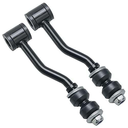 Image of Detroit Axle - 8pc Front End Control Arms Kit for 1991-2001 Jeep Cherokee, 1991-1992 Comanche, 1993-1995 Grand Cherokee, Upper Control Arms Sway Bars Ball Joints Replacement