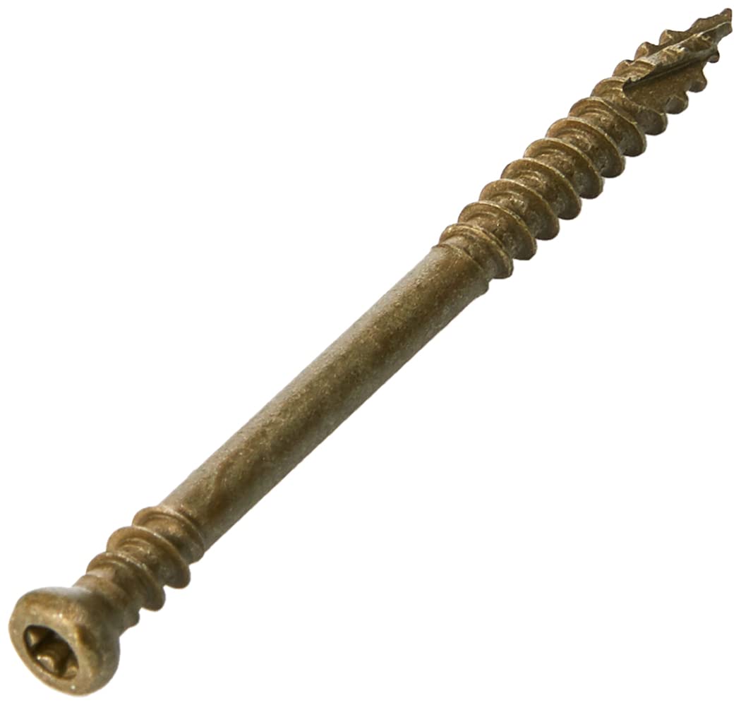 250 Viti Per Decking Verde TX20 4.5x60mm - Testa Cilindrica Per Decking In Composito - Foto 3