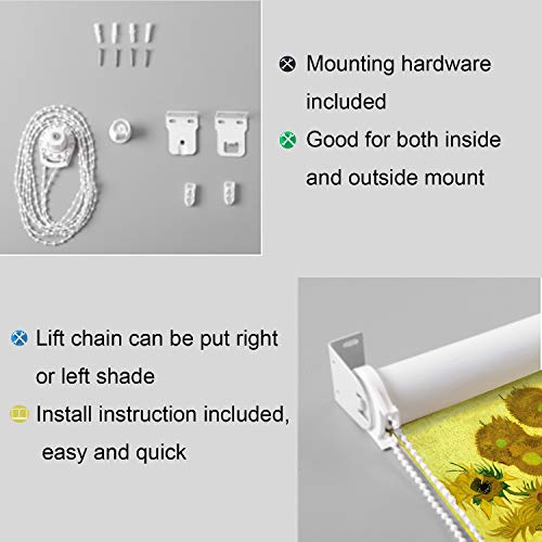Passenger Pigeon Blackout Window Shades, Black In White Patterned Premium Thermal Insulated Uv Protection Custom Roller Blinds, 20" W X 36" L #TOP3