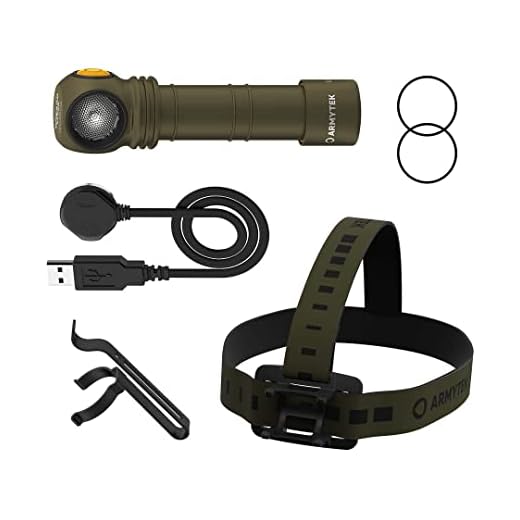 Armytek Wizard C2 Pro Magnet USB Olive Kaltweiss