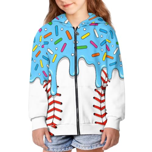 Image of Biyejit Kids Novelty 3D Graphic Printed Hooded Sweatshirt