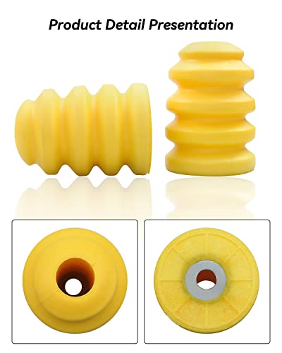 Image of 2Pcs Rear Bump Stops, Axle Jounce Bumpers Fit for Chevy Silverado 1500