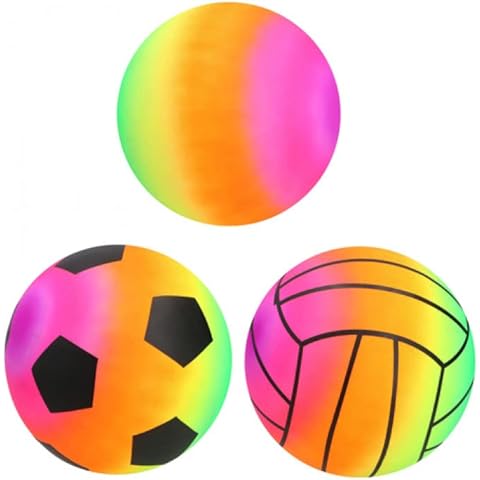 UMKY Kids Rainbow Ball Outdoor Garden Football Beach Play Cover