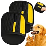 Heniqut Shedly Sweep Pro, 2 Pack Pet Hair Removal Glove for Dogs & Cats, 2026 Upgraded Reusable Electrostatic Pet Hair Gloves, Washable and Durable, Suitable for All Surfaces (2 Pack)
