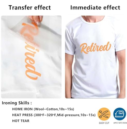 Image of RENLITONG Fluorescent Orange Iron on Vinyl - 12Inch by 5ft Roll HTV Heat Transfer Vinyl for T-Shirt HTV Rolls for All Cutter Machine - Easy to Cut & Weed for Heat Transfer Design