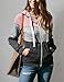 DOUBLJU Lightweight Thin Zip-Up Casual Hoodie Jackets for Womens with Plus Size