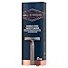 King C. Gillette Double Edge Safety Razor for Men, 5 Platinum Coated Double Edge Razor Blades, Gifts for Men