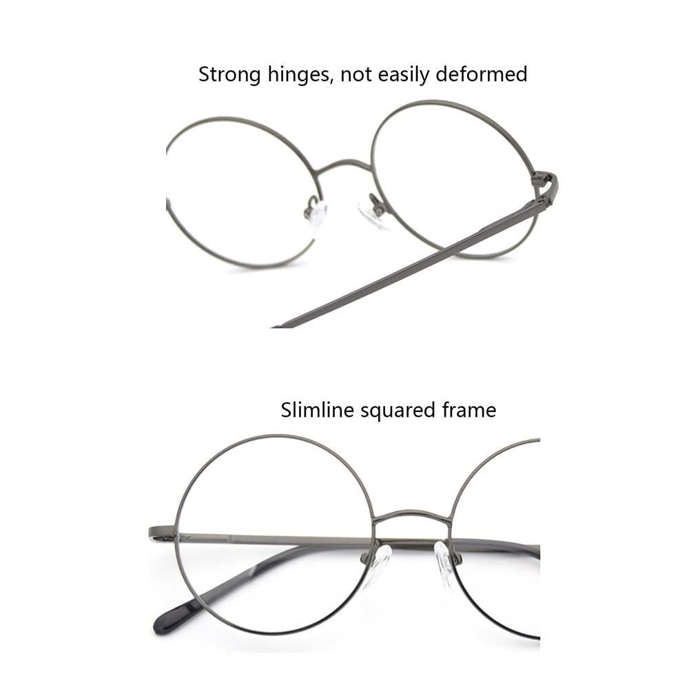 Gafas De Lectura Redondo Retro Gafas De Sol Fotocromáticas Gafas Presbicia Multifocales Progresivas Para Hombre Mujer Lectores Gafas De Ordenador