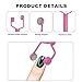 3-in-1 Cat Eye Magnet for Nails, High and low Y-Shaped Double Head Nail Magnet Manicure Design Cat Eye Magnetic Tool Fingernail Art Accessories for Cateye Gel Polish DIY Salon Studio (Pink)