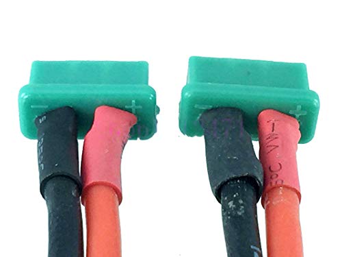 2pcs XT60 Male to MPX Multiplex Female Adapter 14AWG 5CM Wire for RC Battery