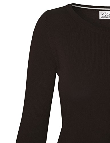Image of Cielo Women's Solid Soft Stretch Pullover Knit Sweater