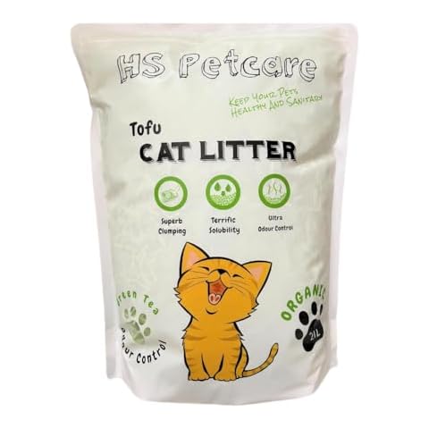 HS Petcare Organic Cat Litter with Green Tea Cover